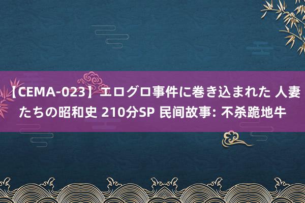 【CEMA-023】エログロ事件に巻き込まれた 人妻たちの昭和史 210分SP 民间故事: 不杀跪地牛