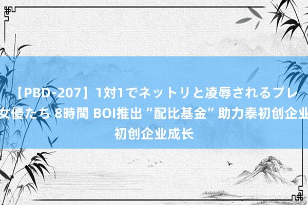 【PBD-207】1対1でネットリと凌辱されるプレミア女優たち 8時間 BOI推出“配比基金”助力泰初创企业成长