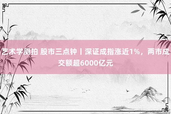 艺术学厕拍 股市三点钟丨深证成指涨近1%，两市成交额超6000亿元